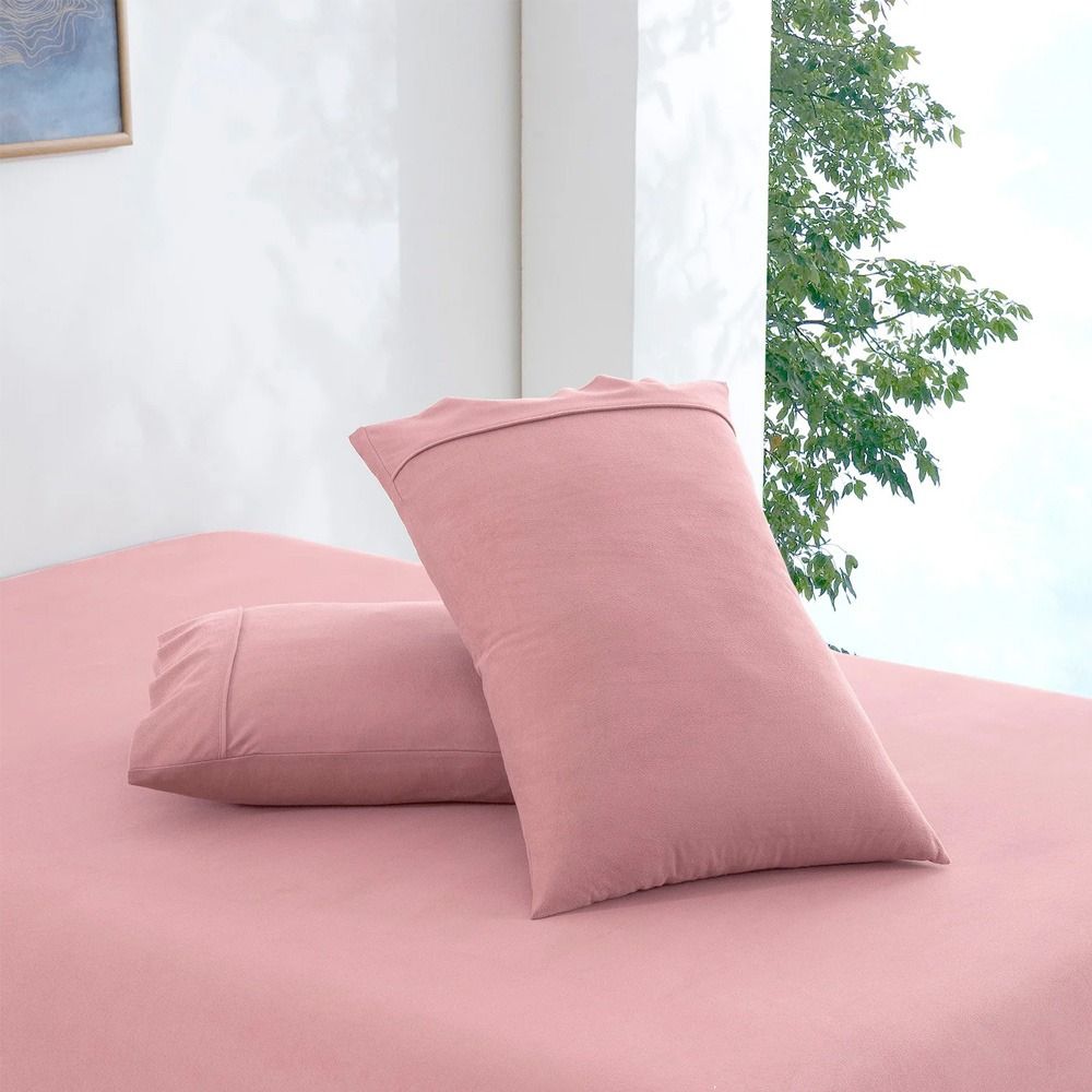 Dreamaker 130GSM Polyester Micro Flannel Sheet Set
