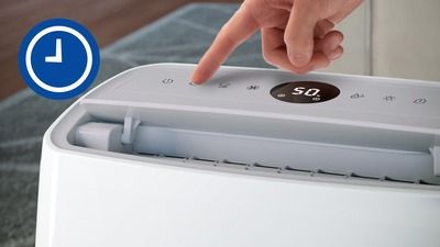 Convenient 1-9 hour timer settings