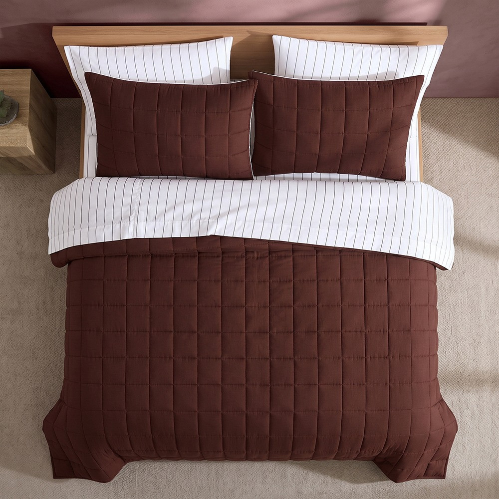 Ardor Home Chateau Reversible Coverlet Set
