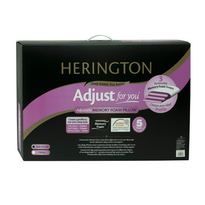 Herington Adjustable Height Memory Foam Pillow Thumbnail