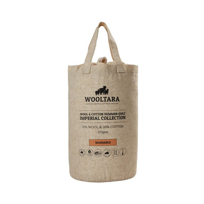 Wooltara Washable Summer Wool Cotton Blend Quilt