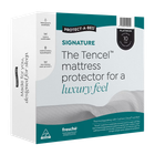 Protect-A-Bed Tencel Signature Jaquard Fitted Waterproof Mattress Protector