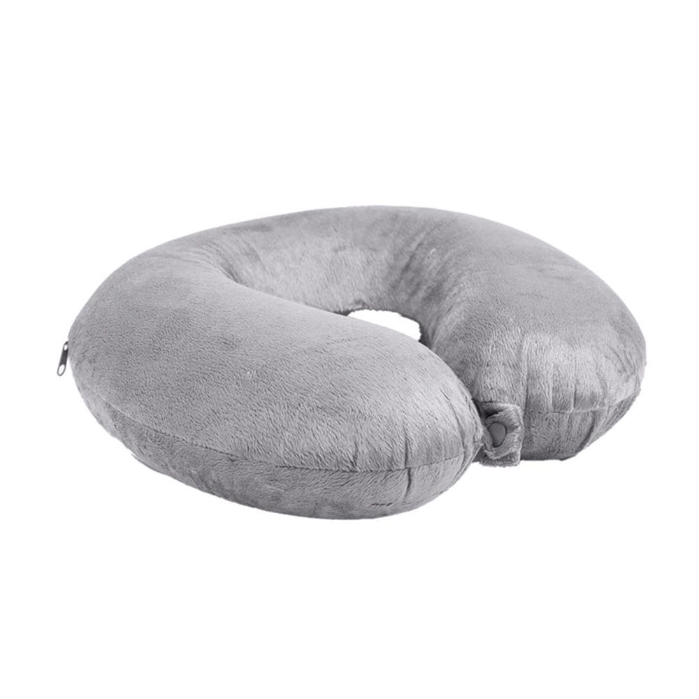 Royal Comfort Memory Foam Travel Neck Pillow Grey