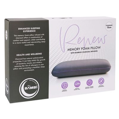 Bambi Renew Charcoal Infused Memory Foam Pillow Thumbnail