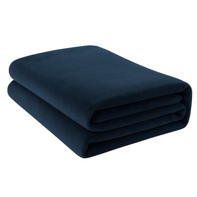 Renee Taylor Heavy Weight Acrylic Mink Blanket Indigo Thumbnail