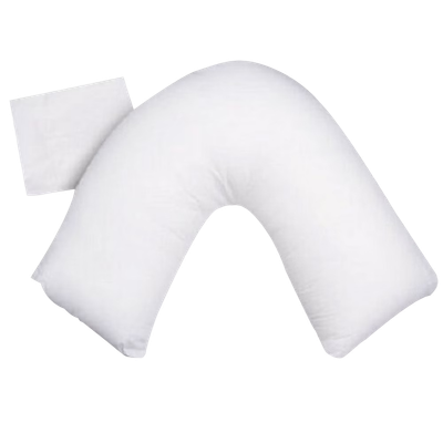 Bambi Sensitiva V Shape Boomerang Pillow and Cotton Pillowcase Thumbnail