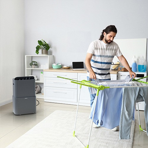 Happy family smiling