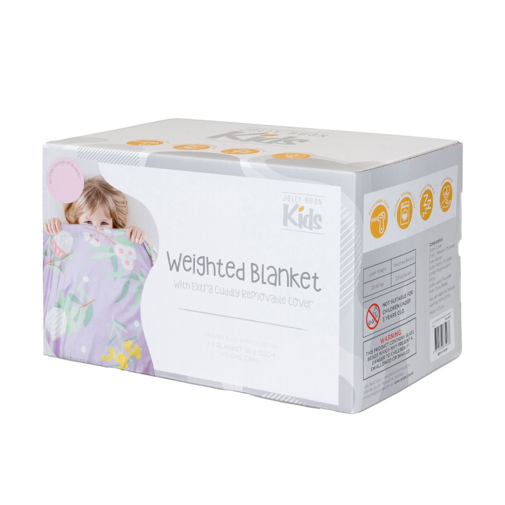 Jelly Bean Kids Alice Springs Weighted Blanket Packaging