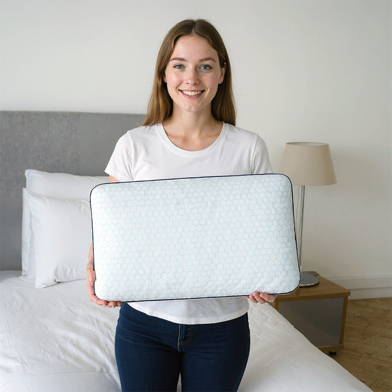 Herington Reversible Cool Gel Memory Foam Pillow