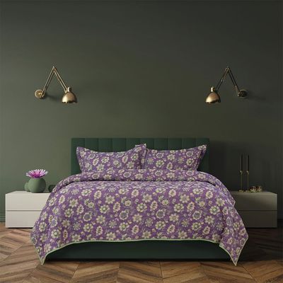 Algodon Mila Double Layered Jacquard Cotton Coverlet Set