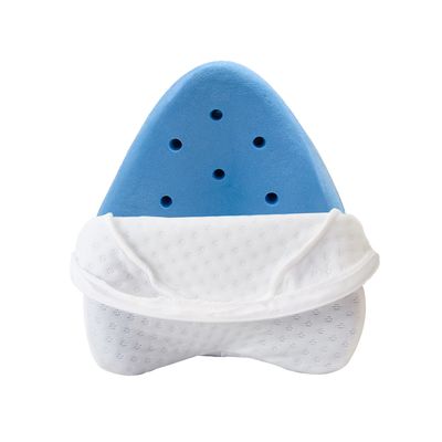 SleepLabs Orthopedic Tappered Memory Foam Leg Pillow Front