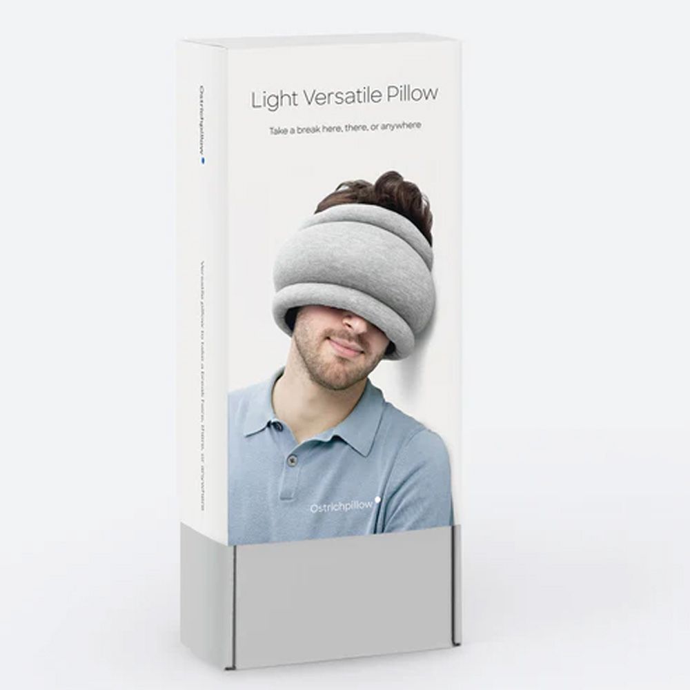 OstrichPillow Light Reversible Travel Pillow Packaging