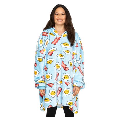 UGGOWEAR Giant Hoodie Wakey Wakey Blue