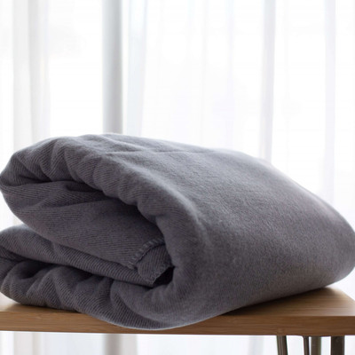 Bambi 100% Australian Wool Blanket Wool Twill Grey