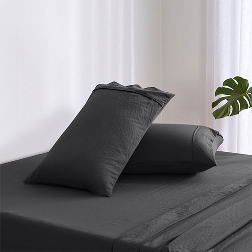 Dreamaker Superfine Pillowcase Black