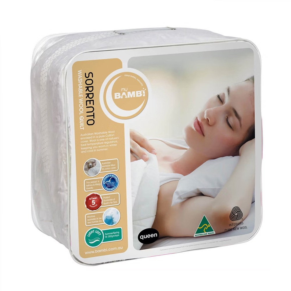 Bambi Sorrento Washable Wool Quilt