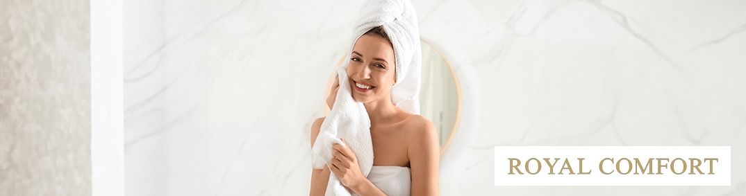 Royal Comfort Luxury Plush 100% Cotton Zero Twist 16 Piece Towel Set Desktop Banner