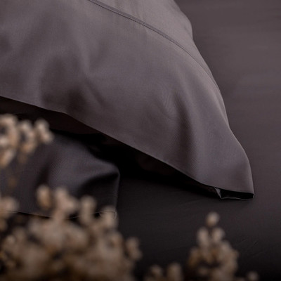 Eastwind Twill Organic Bamboo Pillow Cases Set Blush