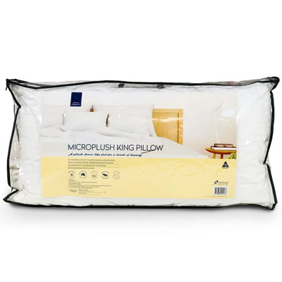 Easyrest Cloud Support Microplush King Size Pillow Packaging