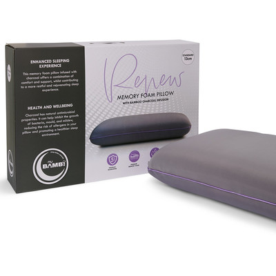 Bambi Renew Charcoal Infused Memory Foam Pillow Thumbnail