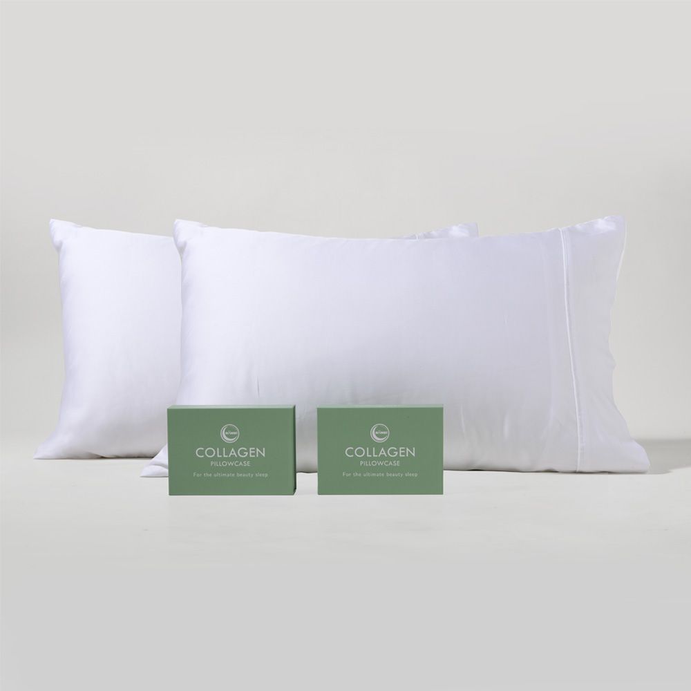 Bambi Collagen Tencel Pillowcase White