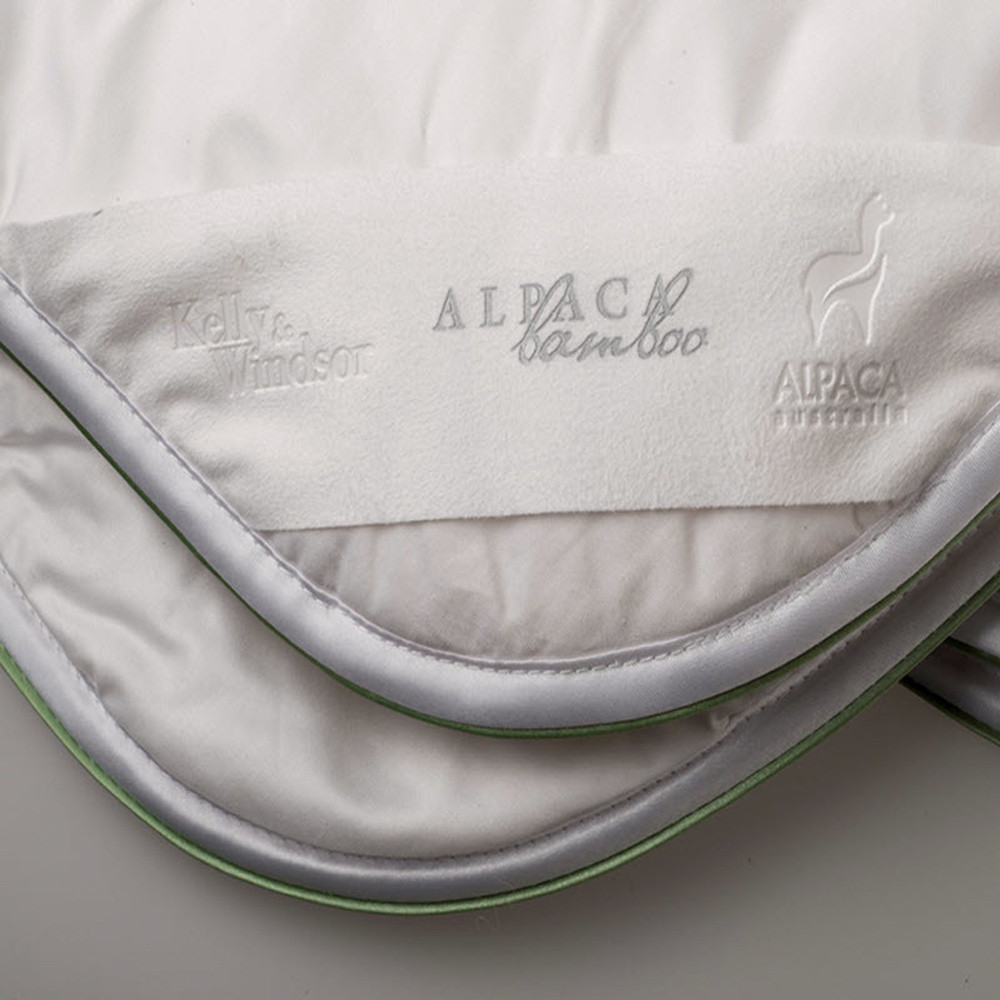 Kelly and Windsor His and Hers Blend Bamboo Alpaca Quilt