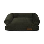 Charlie's Corduroy Dog Sofa Bed Green 1