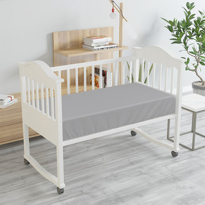 Bambi Tencel Baby Bassinet Fitted Sheet Silver