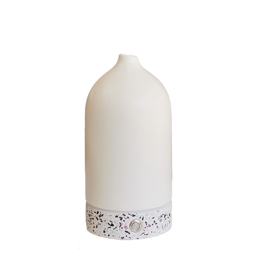 Ellia Pure Ceramic & Terrazzo Ultrasonic Aroma Essential Oil Diffuser
