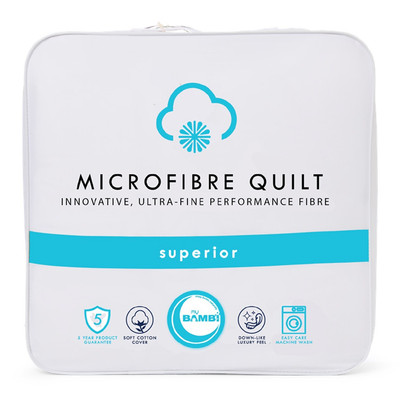 Bambi Superior 400 GSM Down Alternative Microfibre Quilt
