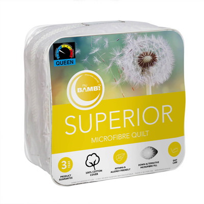 Bambi Superior Microfibre 300GSM Quilt