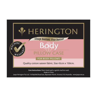Herington Luxury Cotton Sateen Body Pillow Case Thumbnail