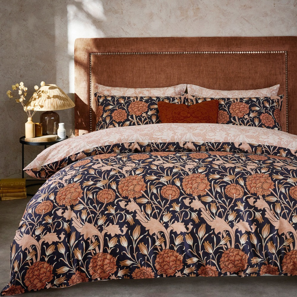 William Morris At Home Wild Tulip Cotton Quilt Cover Set