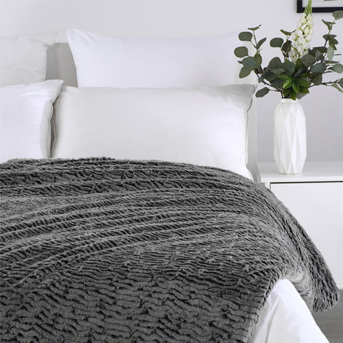 Dreamaker Faux Chinchilla Weighted Blanket