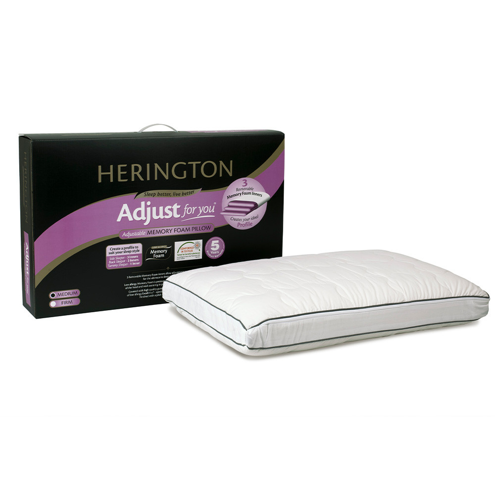 Herington Adjustable Height Memory Foam Pillow Base Image