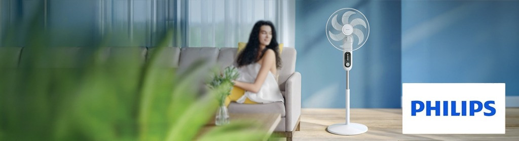 Philips Series 1000 Pedestal Fan Banner