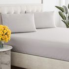 Renee Taylor 300 Thread Count 100% Organic Cotton Fitted and Pillow Case Set