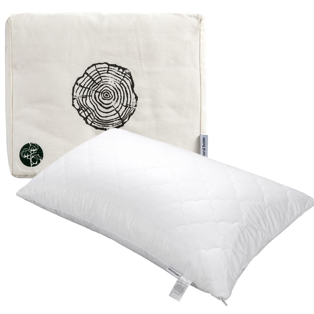 Natural Home Cotton Pillow Protector Lifestyle