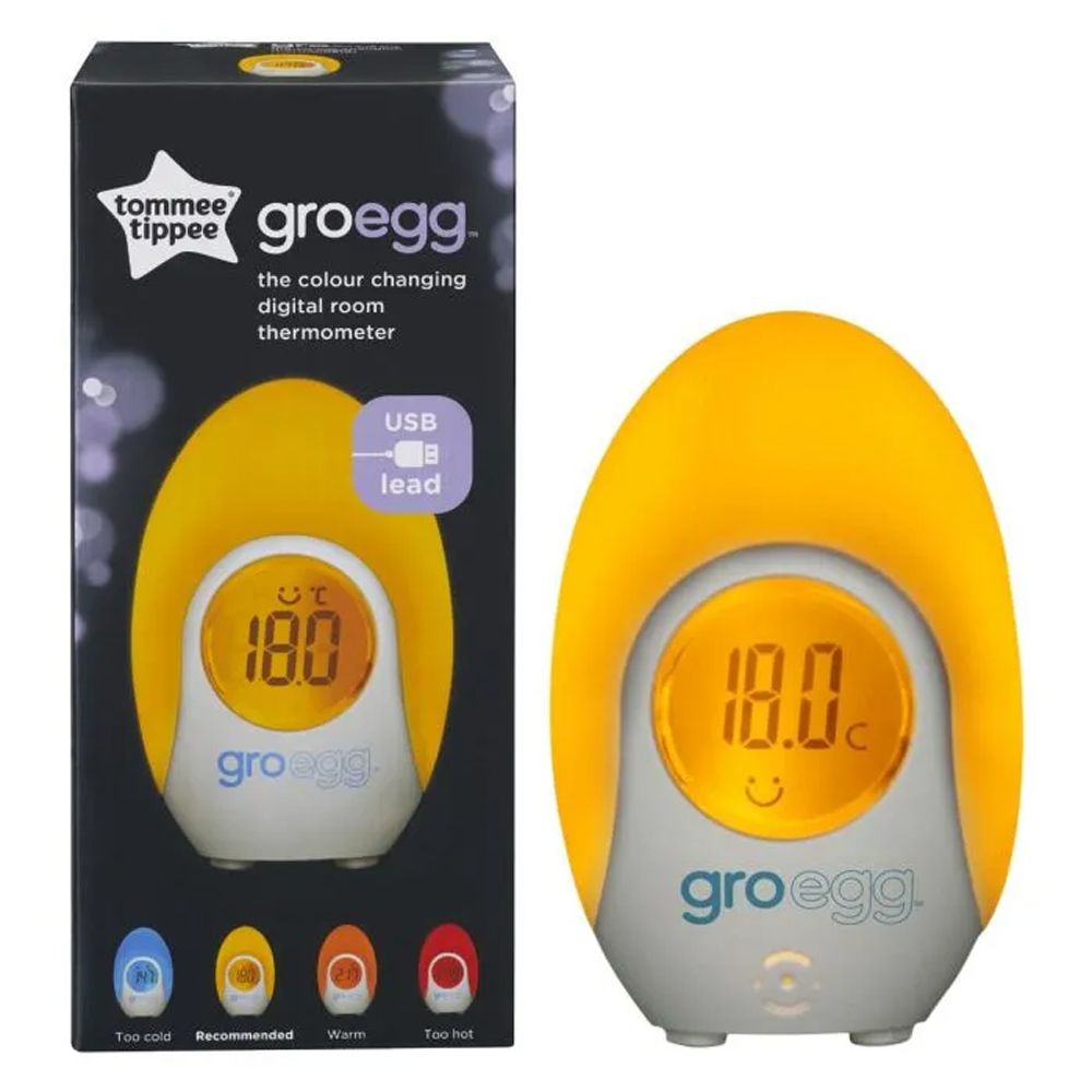 Groegg Baby Nursery Room Temperature Digital Thermometer Packaging