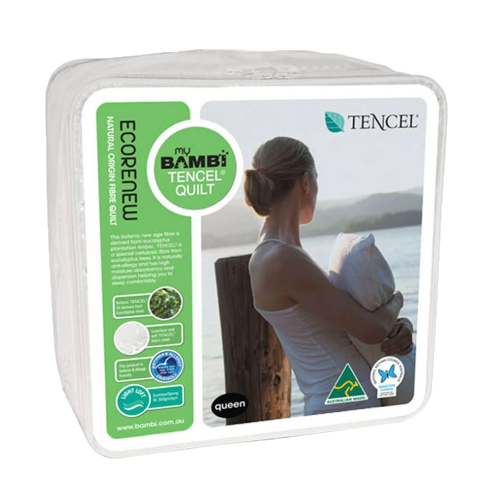 Bambi 100% Tencel Quilt Doona 300 to 730gsm Options N