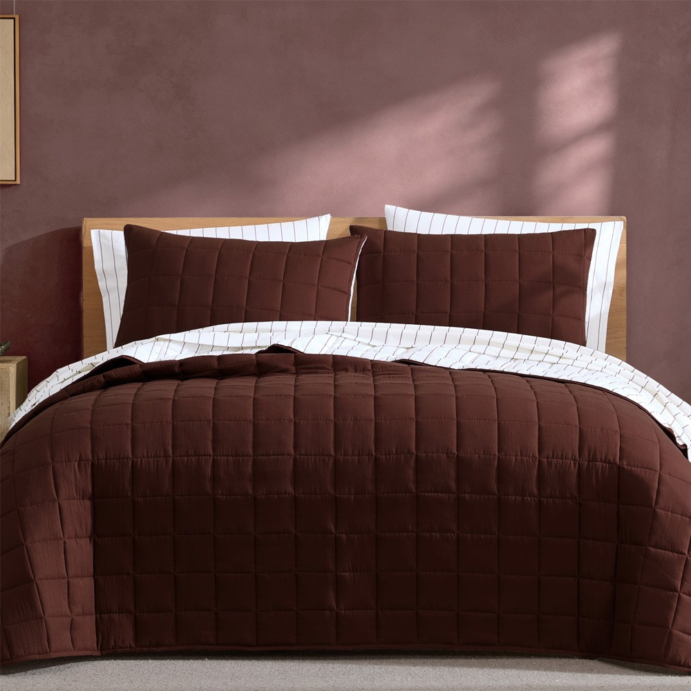 Ardor Home Chateau Reversible Coverlet Set