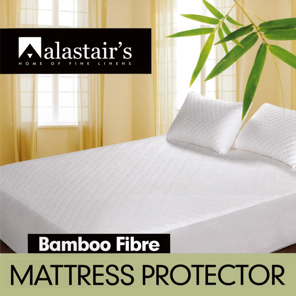 Alastairs Bamboo and Cotton Quilted Mattress Protector Cover