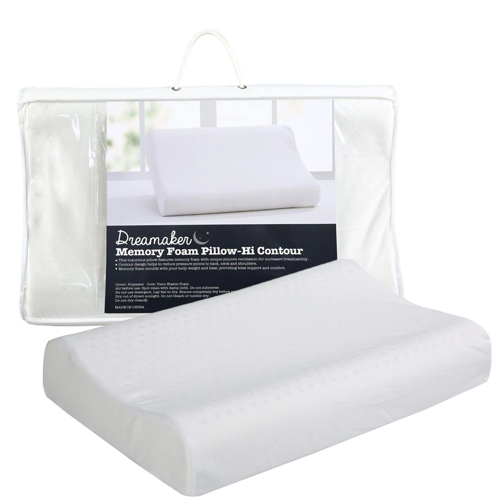 Contoured Ventilated Memory Foam Pillow