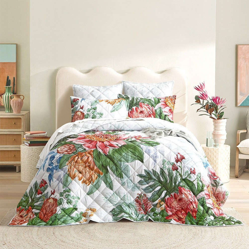 Renee Taylor Florence Quilted Reversible Coverlet Set