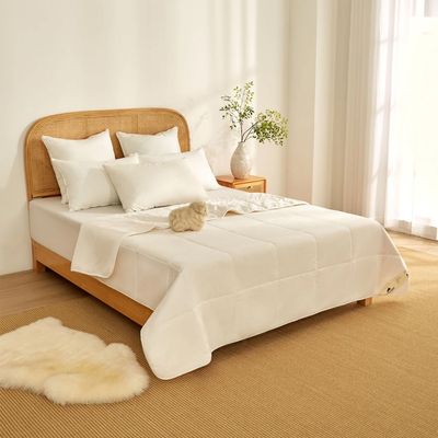 Wooltara Washable Summer Wool Cotton Blend Quilt