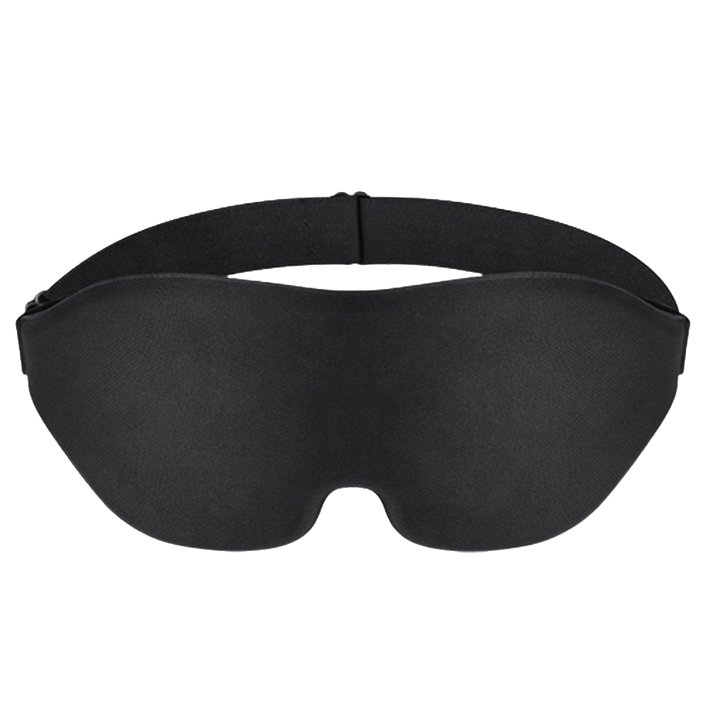 Travel Easy Black Memory Foam Contoured Sleep Mask Comfort New