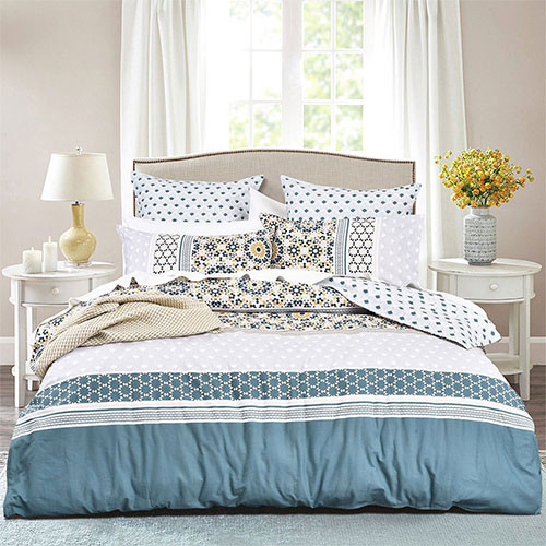 Renee Taylor 300 Thread Count Benitta Cotton Quilt Cover Set