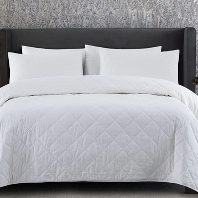 Lightweight Natural Bamboo Cotton Blend Summer Quilt Thumbnail