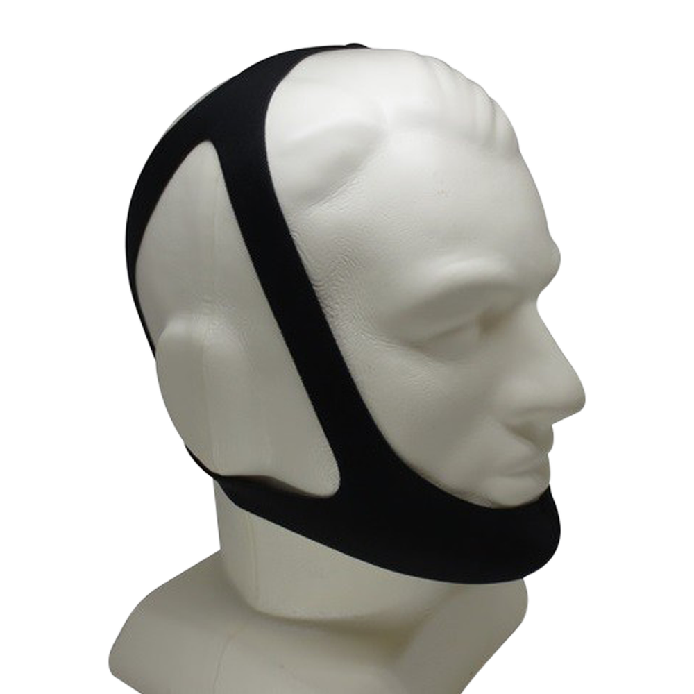 Black Anti Snoring Chin Strap diagonal