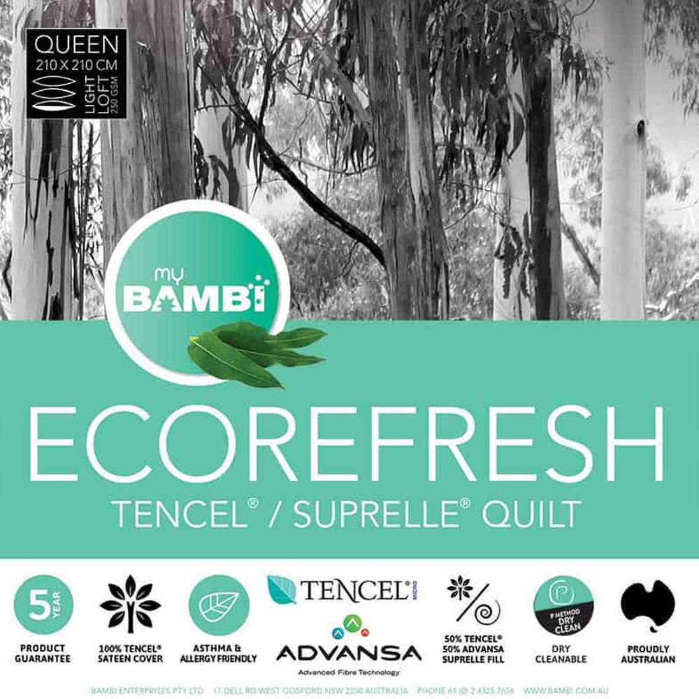 Bambi Eco Refresh Tencel and Suprelle Blend Quilt Base Image